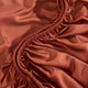 Premium Bamboo Viscose Sheet Set rust