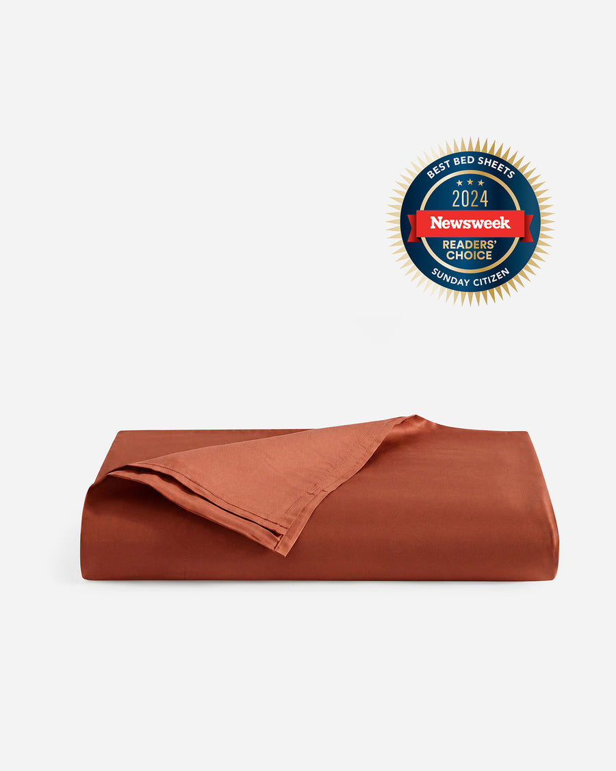 Premium Bamboo Viscose Sheet Set rust