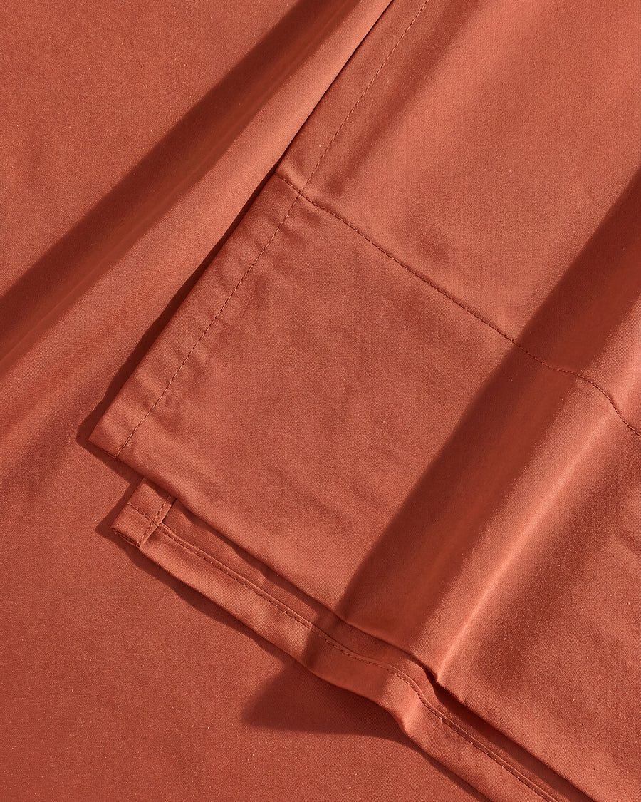 Premium Bamboo Viscose Top Sheet Rust