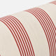 Sunday Citizen Rimini Bolster Pillow in Terracotta - Off White