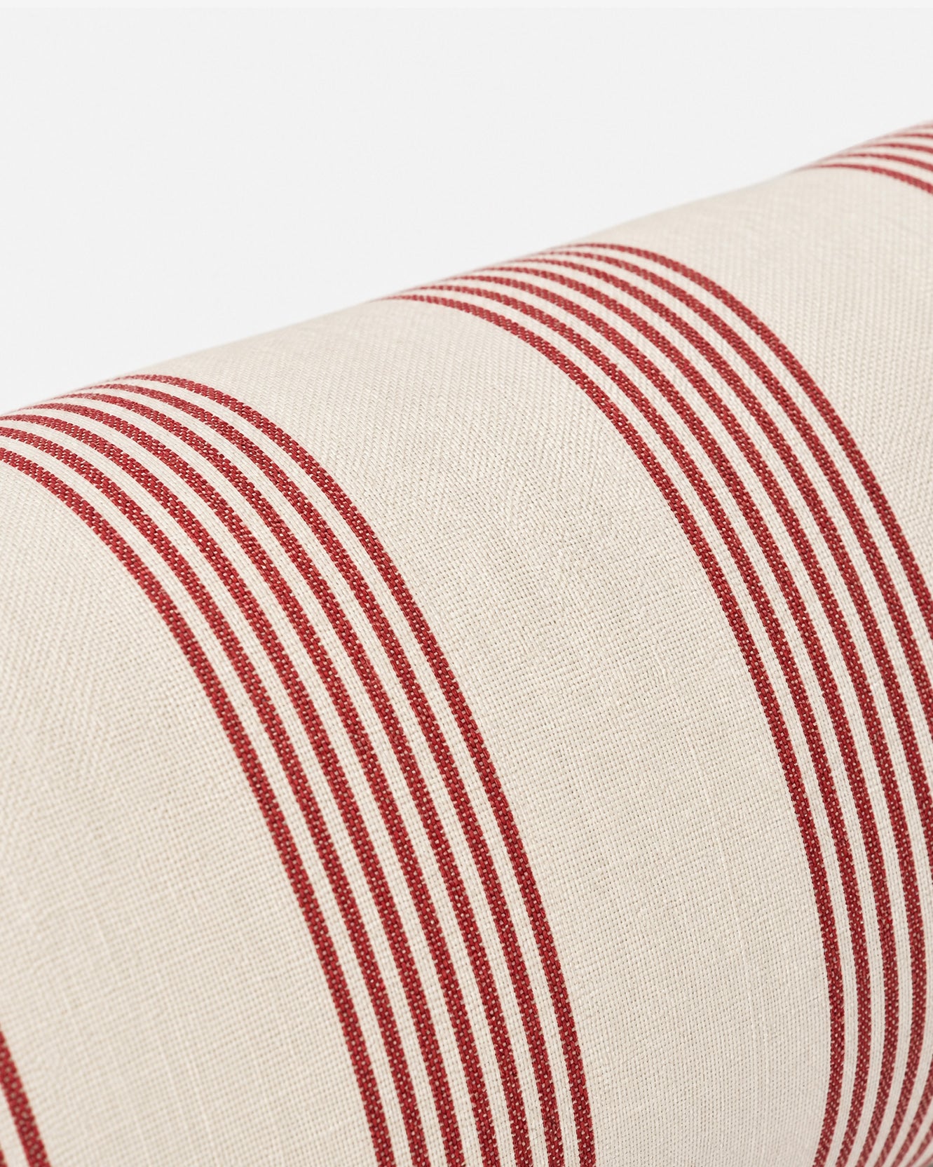 Sunday Citizen Rimini Bolster Pillow in Terracotta - Off White