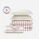Rimini Reversible Cotton Sateen Move In Bundle Terracotta - Off White