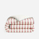 Rimini Reversible Cotton Sateen Duvet Cover Terracotta - Misty Blue