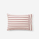 Sunday Citizen Rimini Cotton Sateen Pillowcase in Terracotta - Off White