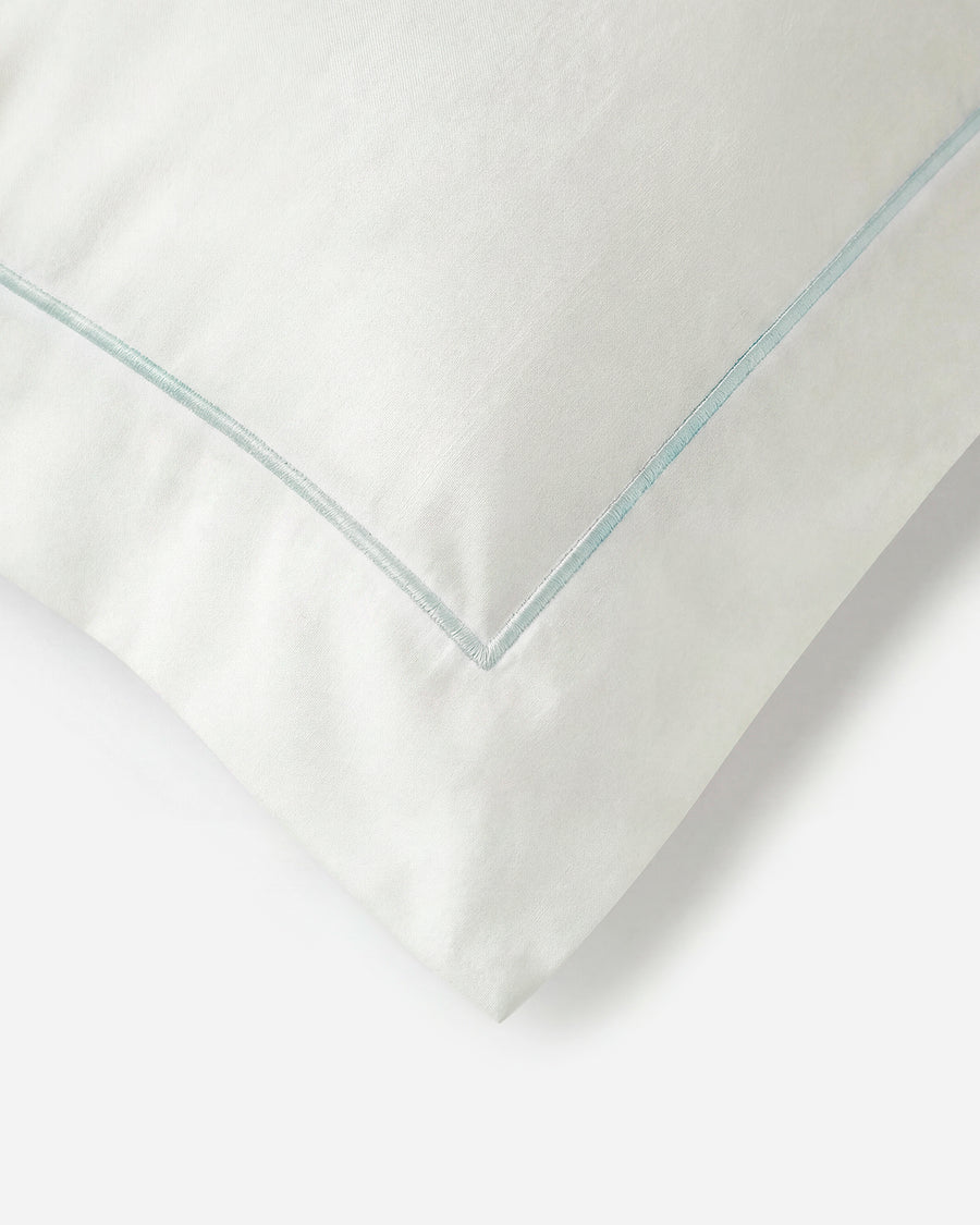 Rimini Reversible Cotton Sateen Duvet Bundle Terracotta - Off White