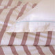 Rimini Cotton Sateen Sham Set with Piping Misty Blue - Off White