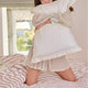 Rimini Cotton Sateen Sham Set with Piping Misty Blue - Off White