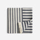 Riva Reversible Lightweight Beach Blanket Midnight - Off White