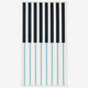 Riva Beach Blanket Off White - Midnight