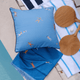 Riva Beach Blanket Off White - Midnight