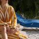 Riviera Lightweight Beach Blanket Aqua - Aperol