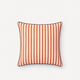 Sunday Citizen Riviera Outdoor Throw Pillow in Red - Off White
