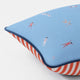 Sunday Citizen Riviera Outdoor Throw Pillow in Red - Off White