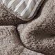 Sunday Citizen Sabbia Snug Striped  Comforter in Taupe - Off White