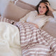 Sunday Citizen Sabbia Snug Striped  in Taupe - Off White