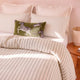 Salvia Reversible Cotton Mist Duvet Cover Light Sage - Off White