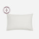 Salvia Reversible Cotton Mist Pillowcase Set Light Sage - Off White