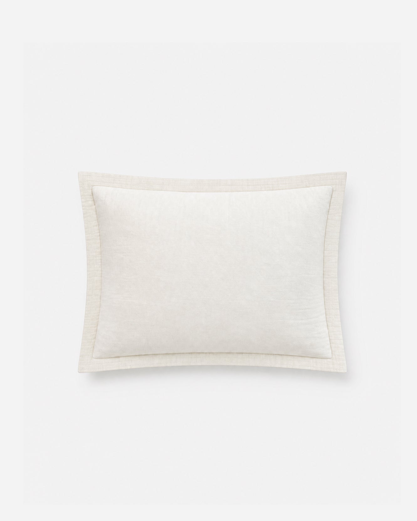 Salvia Cotton Mist Sham Set Light Sage - Off White