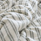 Salvia Reversible Cotton Mist Duvet Cover Light Sage - Off White