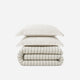 Salvia Reversible Cotton Mist  Duvet Bundle Light Sage - Off White