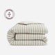 Salvia Reversible Cotton Mist Duvet Cover Light Sage - Off White