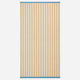 Serena Reversible Stripe Beach Towel Taupe - Off White