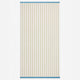 Serena Reversible Stripe Beach Towel Taupe - Off White
