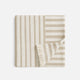Serena Reversible Lightweight Beach Blanket Taupe - Off White