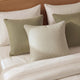 Sunday Citizen Serra Throw Pillow in Sage - Off White