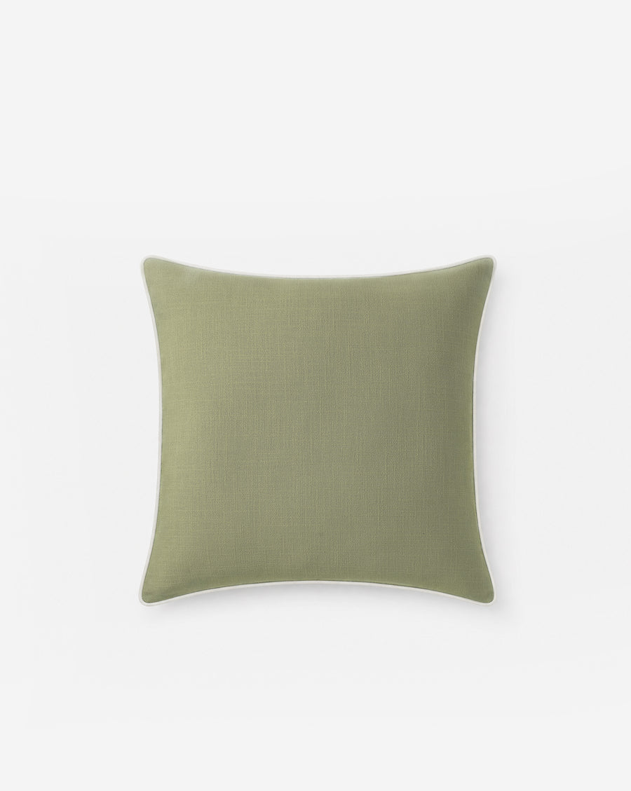 Sunday Citizen Serra Throw Pillow in Sage - Off White