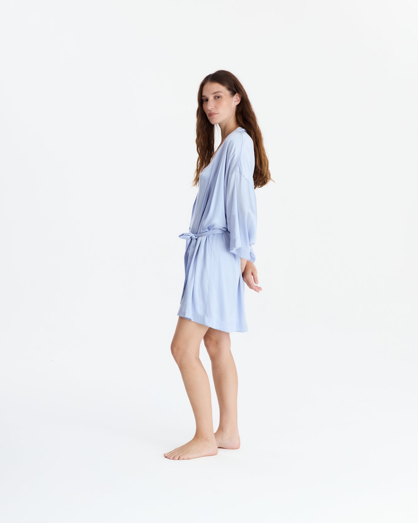 Sunday-Citizen_Silky-Ecovero_Kimono Light Blue