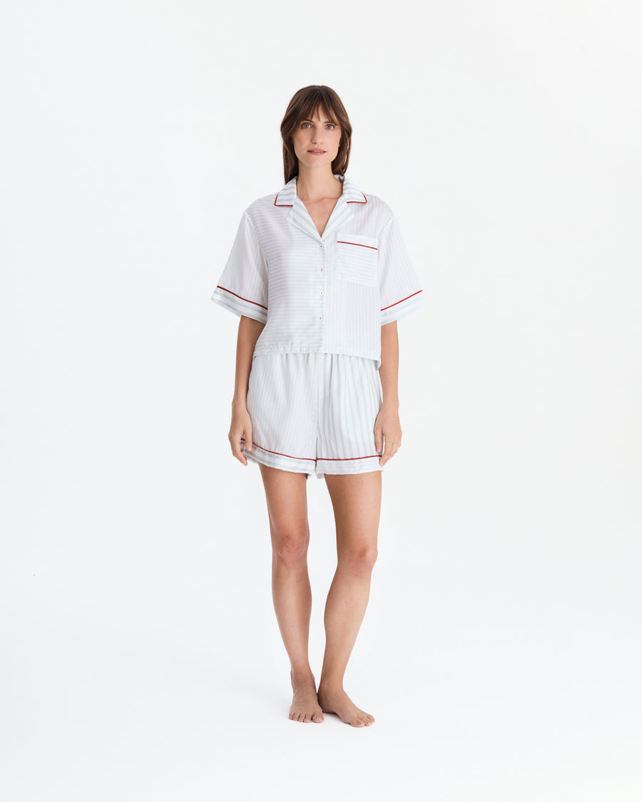 Image of Mare Silky Lyocell Short Pajama Set