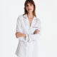 Sunday Citizen Silky Lyocell Mare Sleepshirt Misty Blue - White