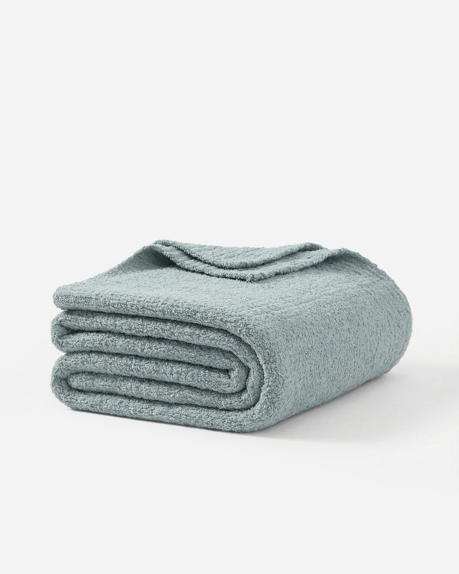 Sunday Citizen Snug Bed Blanket in Misty Blue
