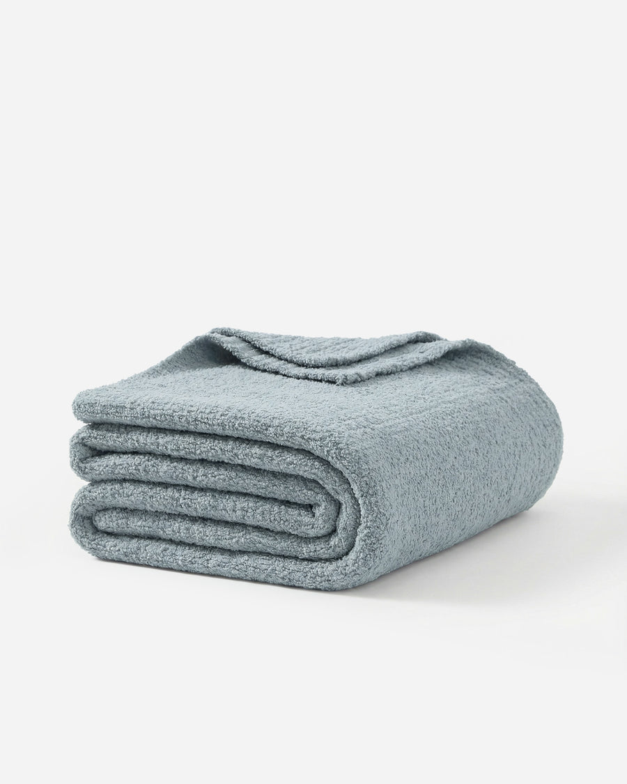 Sunday Citizen Snug Bed Blanket in Misty Blue