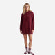Snug Blanket Hoodie Deep Burgundy