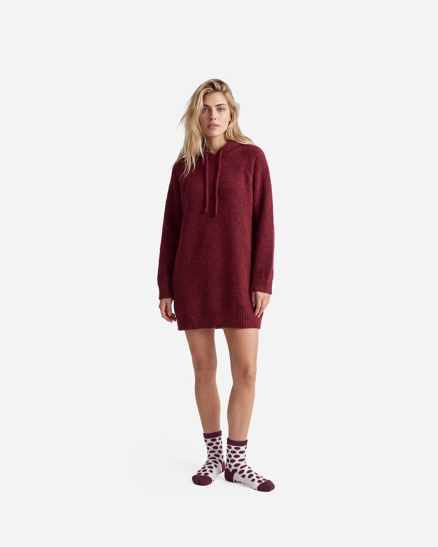 Snug Blanket Hoodie Deep Burgundy