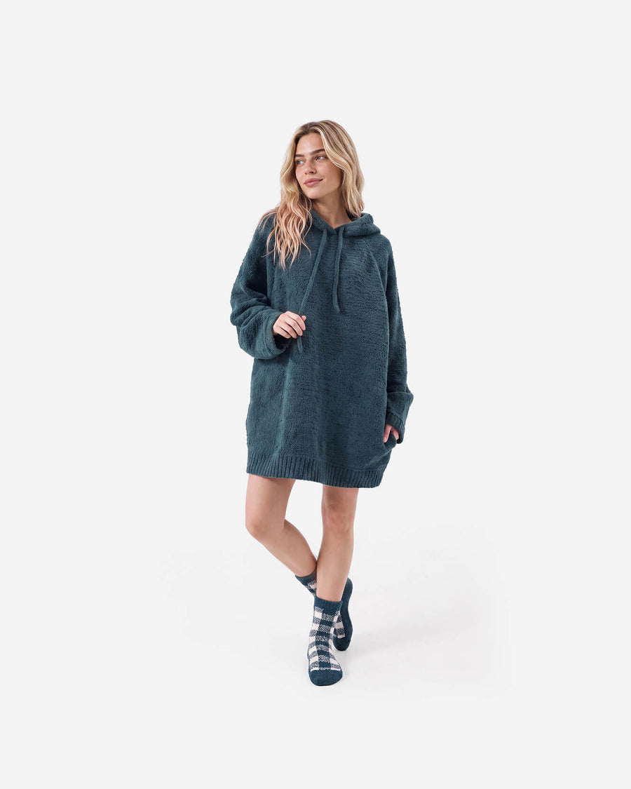 Snug Blanket Hoodie mediterranea