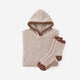 Snug Blanket Hoodie with Piping + Socks Bundle Vanilla - Sienna