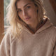 Snug Blanket Hoodie with Piping Vanilla - Sienna