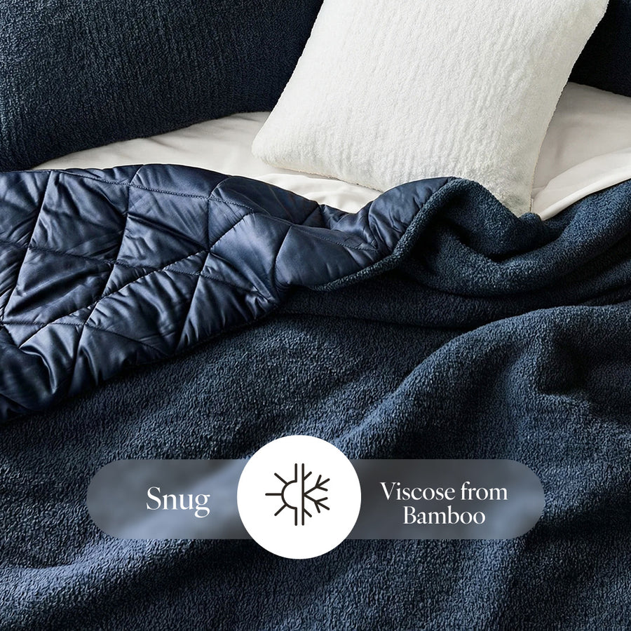 Snug Comforter Off White Midnight Cloud Gray Moss Taupe Biscotti Clear White Sahara Tan Misty Blue