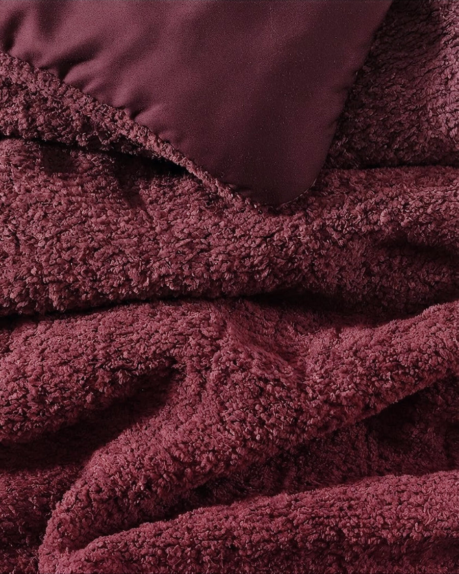 deep burgundy