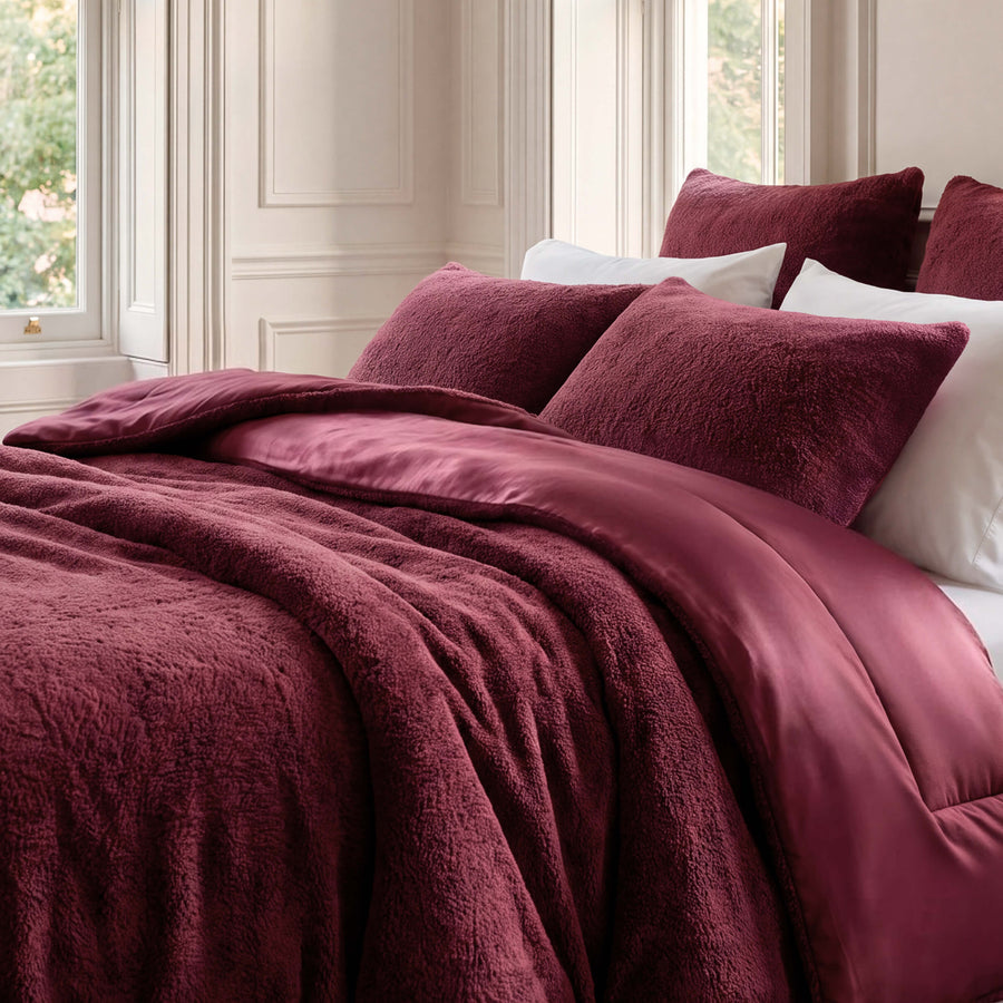 deep burgundy