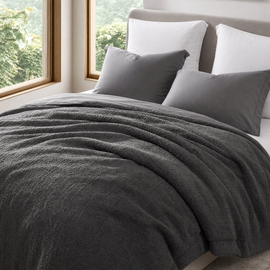 Snug Cooling Comforter Granite