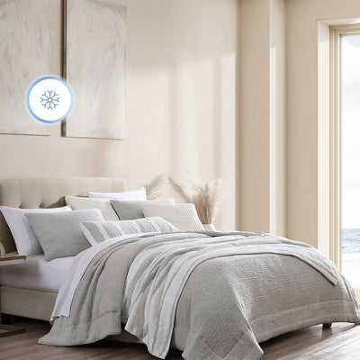 Sunday Citizen Snug Cooling Comforter in Cloud Gray