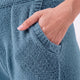 Snug Lite Cropped Hoodie + Jogger Set Antique Blue