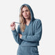 Snug Lite Cropped Hoodie Antique Blue