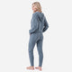 Snug Lite Cropped Hoodie Antique Blue