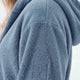 Snug Lite Cropped Hoodie Antique Blue