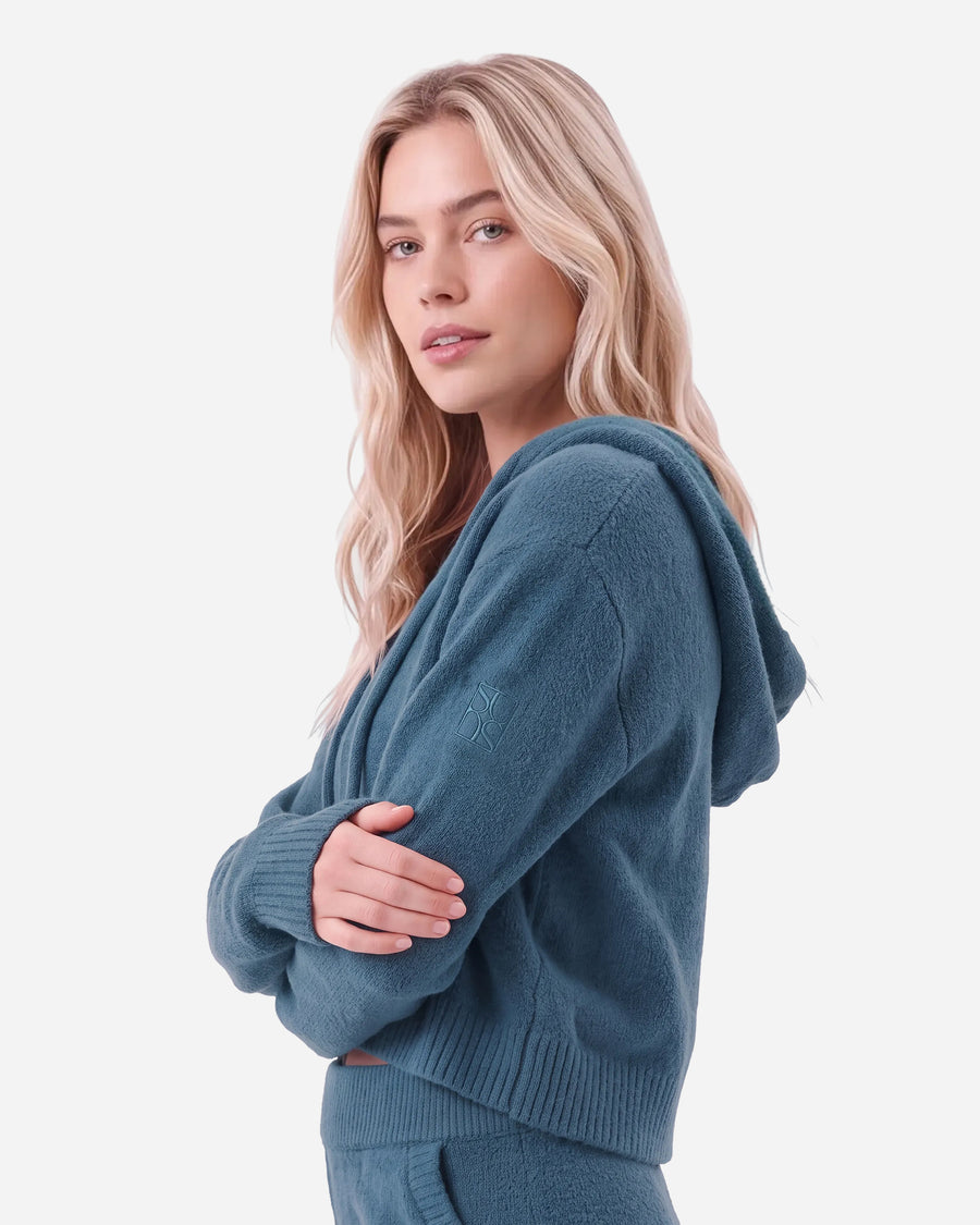 Snug Lite Cropped Hoodie + Jogger Set Mediterranea